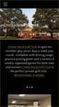 Mobile Screenshot of creeksbendgolfclub.com